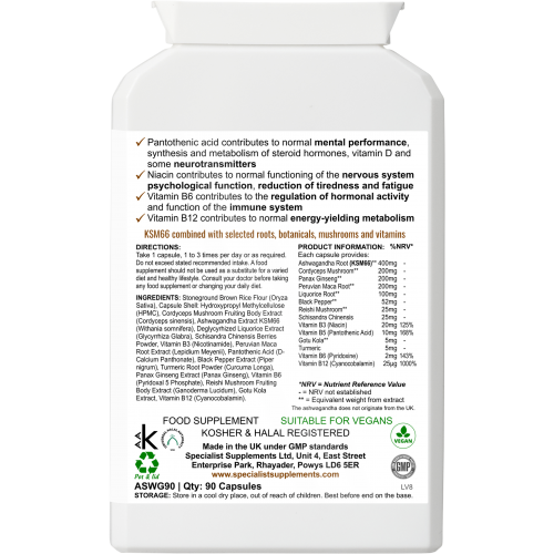 Ashwagandha Botanical Complex Capsules
