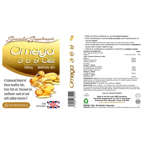 Omega 3-6-9 Oils