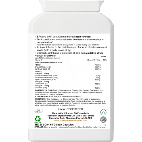 Omega 3-6-9 Oils